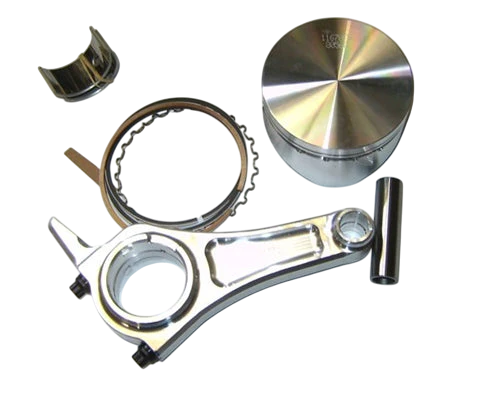 Forged Piston & Long Rod Combo for GX200 & 196cc ''Clone'', 3 Ring