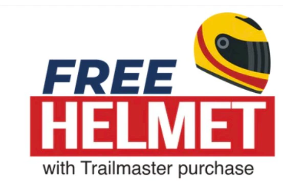 FREE Helmet with purchase of any Trailmaster - Add a TrailMaster to your cart and click checkout to add a FREE Helmet - minimum $1,200 purchase