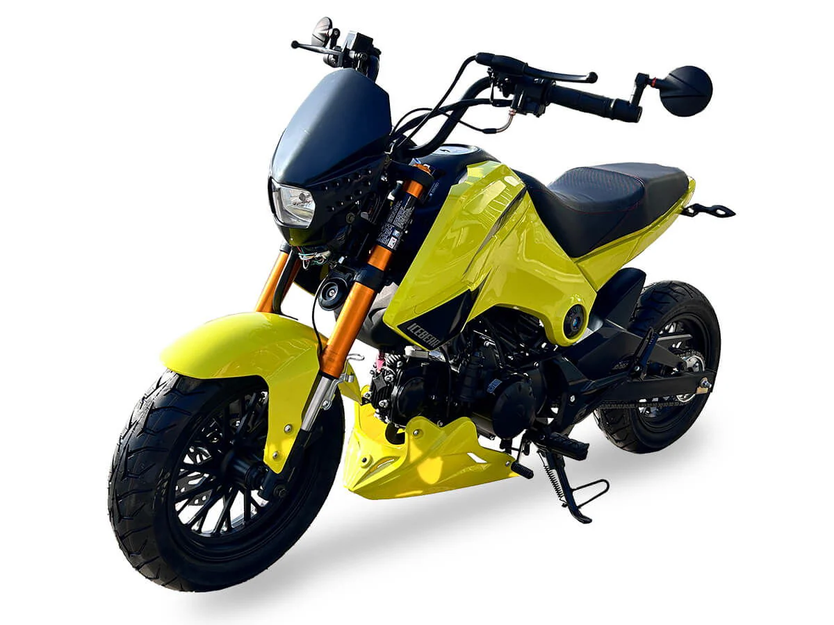 Fuerza 125cc Motorcycle, 4-Speed Manual, Dual Disc Brakes, 12 inch Aluminum Wheels, 50 State Legal - Image 4