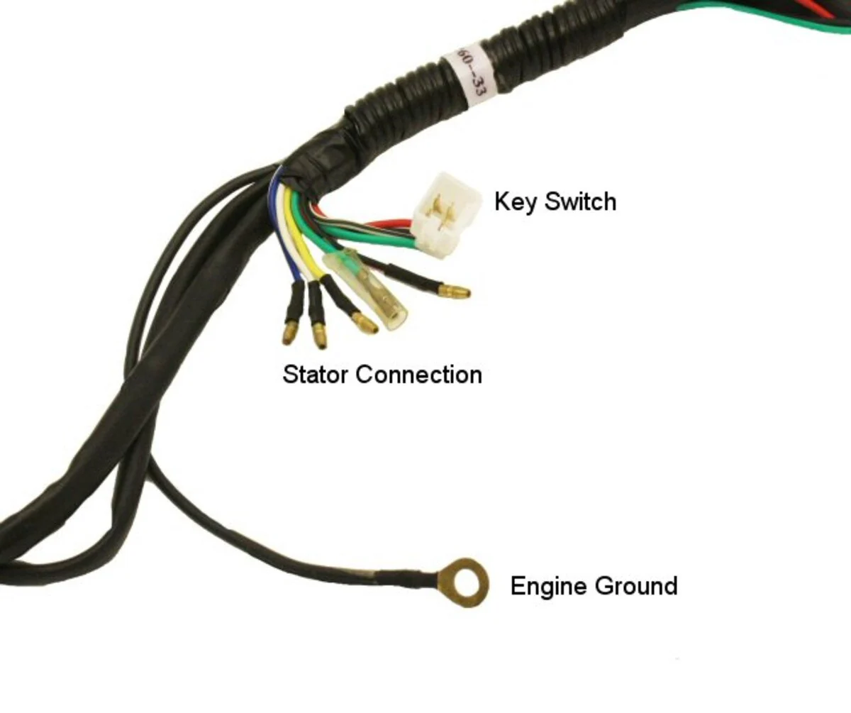 General Wire Harness for 4-stroke small ATVs and Dirt Bikes - Image 3