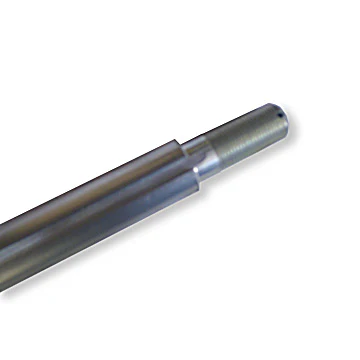 Go Kart Axle, Solid Steel, 30 in. Length, 1 in. Diameter, 2 in. Stepped Threaded Ends, Offset 1/4 in. Keyways - Image 2