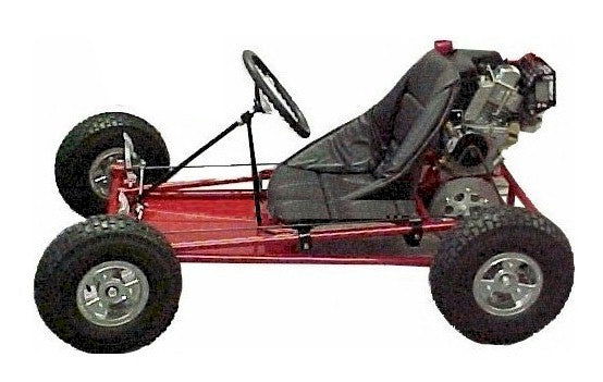 Road Rocket Go Kart **KIT**, Aluminum Tri-star Wheels - Image 2