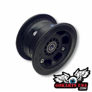 1057 5" Azusalite Wheel, 3" Wide with 5/8" ID Precision Bearings, for Minibike, Gokart Nylon