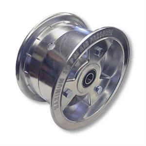6" Aluminum Tri-Star Wheel, 3" Wide, 3/4" Standard Ball Bearing