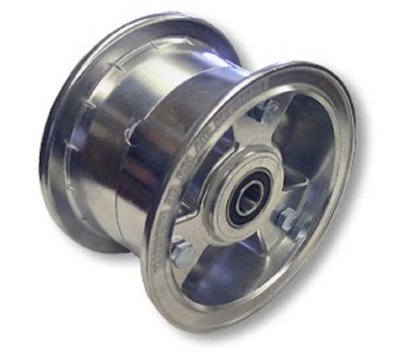 5" Aluminum Tri-Star Wheel, 3 in. Wide, 5/8" ID Standard Ball Bearings