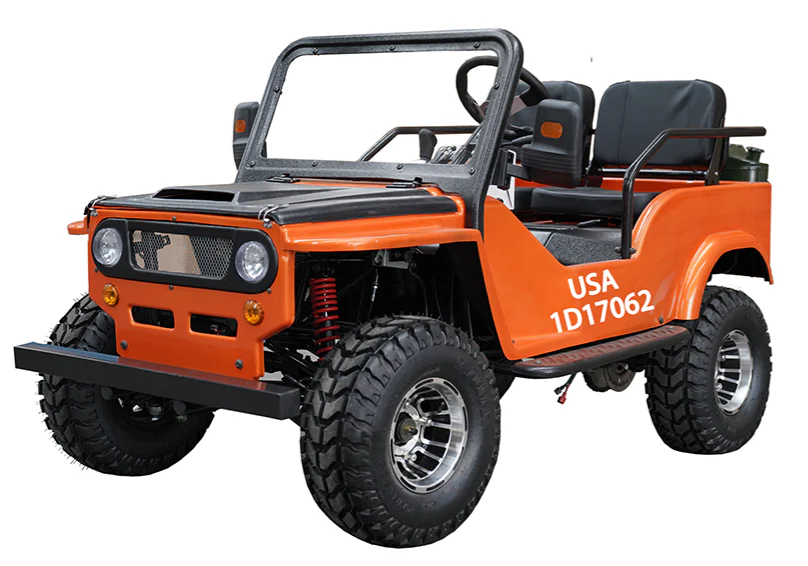 GR-2 Safari Mini Jeep Go Kart, 125cc Electric Start, 3-Speed Semi-Automatic with Reverse, Ages 12 and up - Image 3