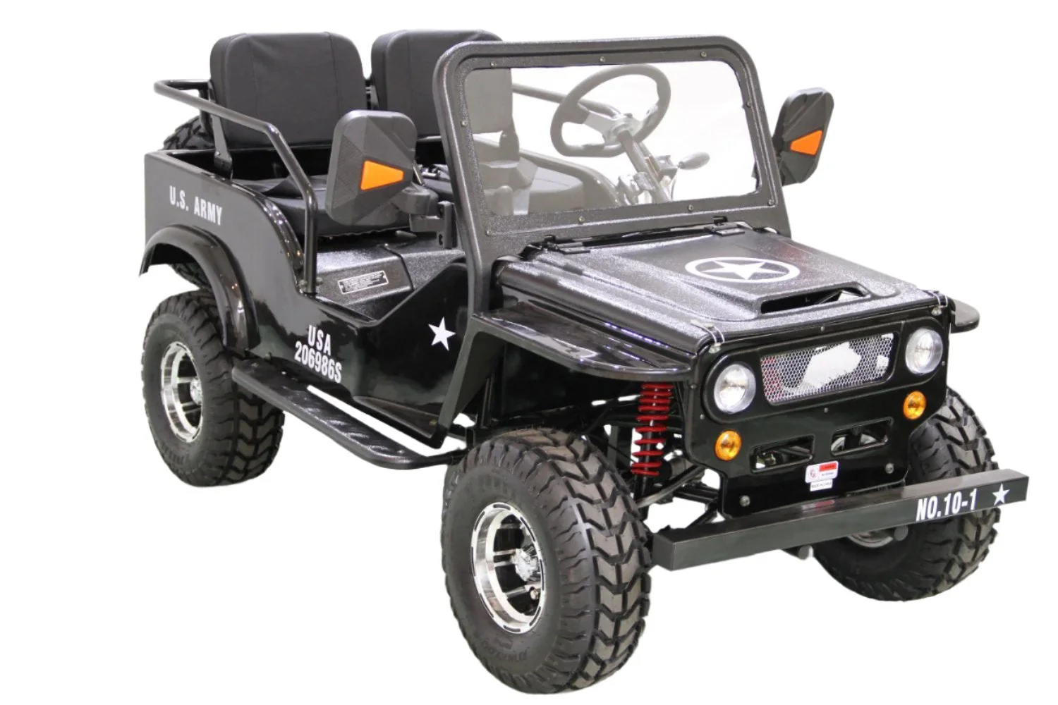 GR-2 Safari Mini Jeep Go Kart, 125cc Electric Start, 3-Speed Semi-Automatic with Reverse, Ages 12 and up - Image 4