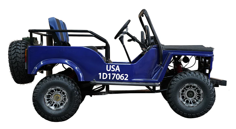 GR-2 Safari Mini Jeep Go Kart, 125cc Electric Start, 3-Speed Semi-Automatic with Reverse, Ages 12 and up - Image 5