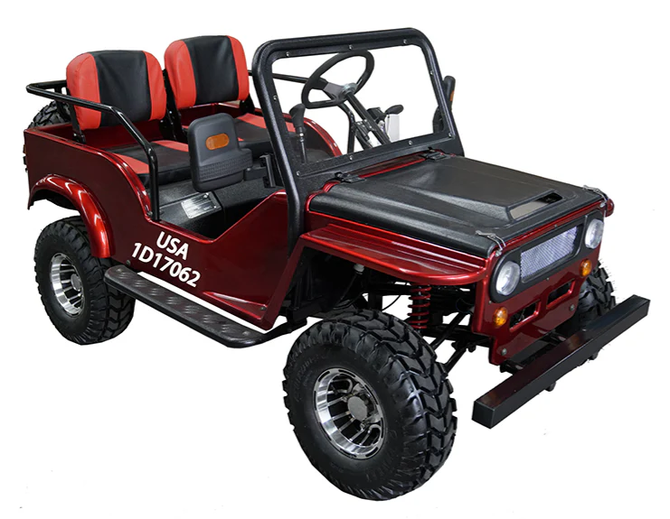 GR-2 Safari Mini Jeep Go Kart, 125cc Electric Start, 3-Speed Semi-Automatic with Reverse, Ages 12 and up - Image 6
