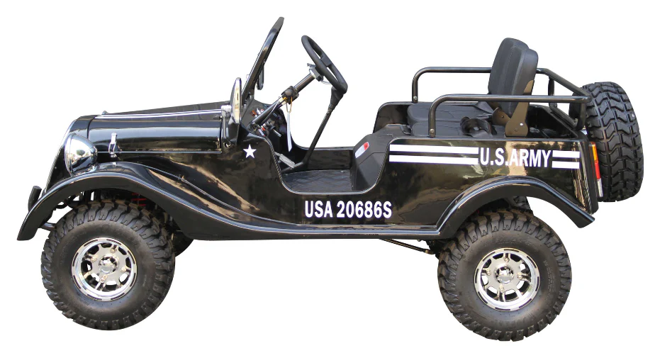GR-5 Mini Jeep Roadster Go Kart, 125cc Electric Start, 3-Speed Semi-Automatic with Reverse, Ages 12 and up - Image 11