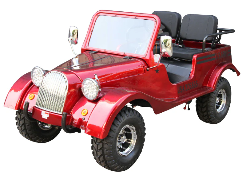 GR-5 Mini Jeep Roadster Go Kart, 125cc Electric Start, 3-Speed Semi-Automatic with Reverse, Ages 12 and up - Image 4