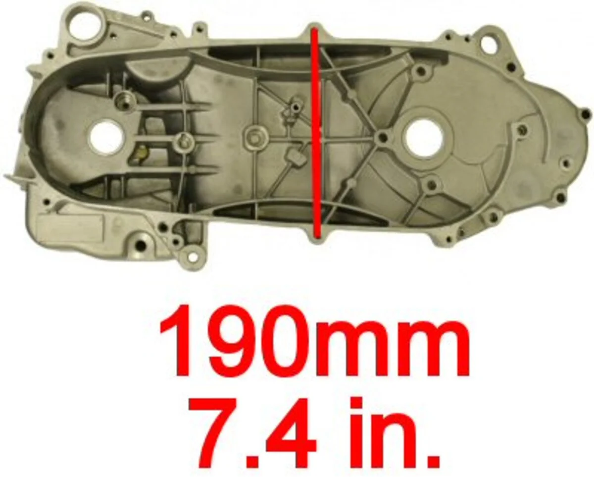 GY6 150cc Left Crankcase - Extra Long Case - Image 3