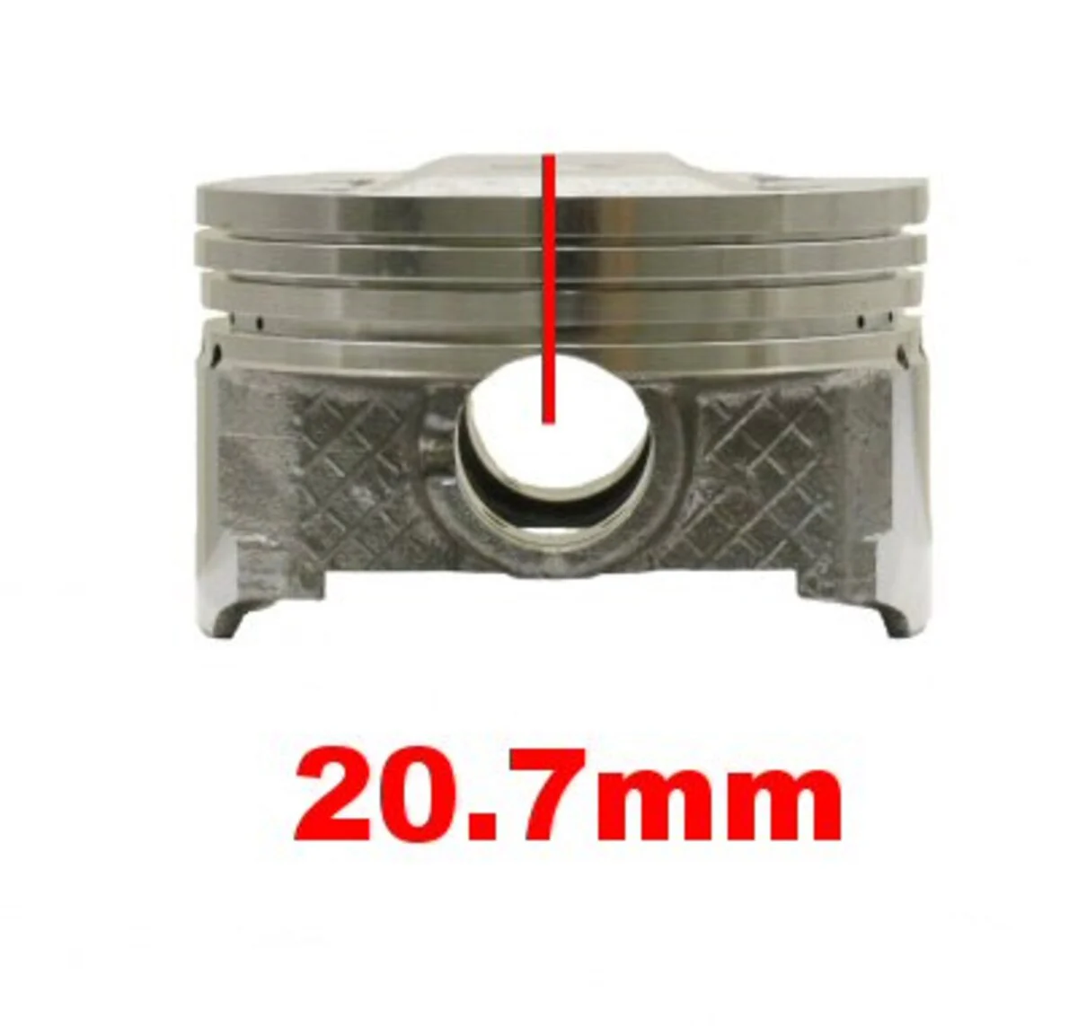 GY6 Piston Kit for 4-Valve Head - Image 2