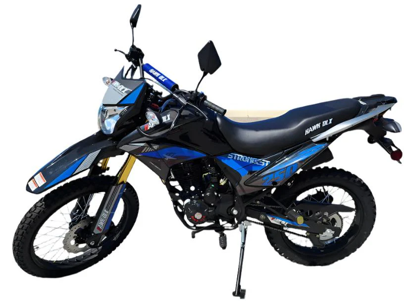 Hawk DLX 250cc Fuel Injected Dual Sport Dirt Bike, 5-Speed Manual, Electric Start, 21/18 inch Wheels, Ages 16 and up - Image 9