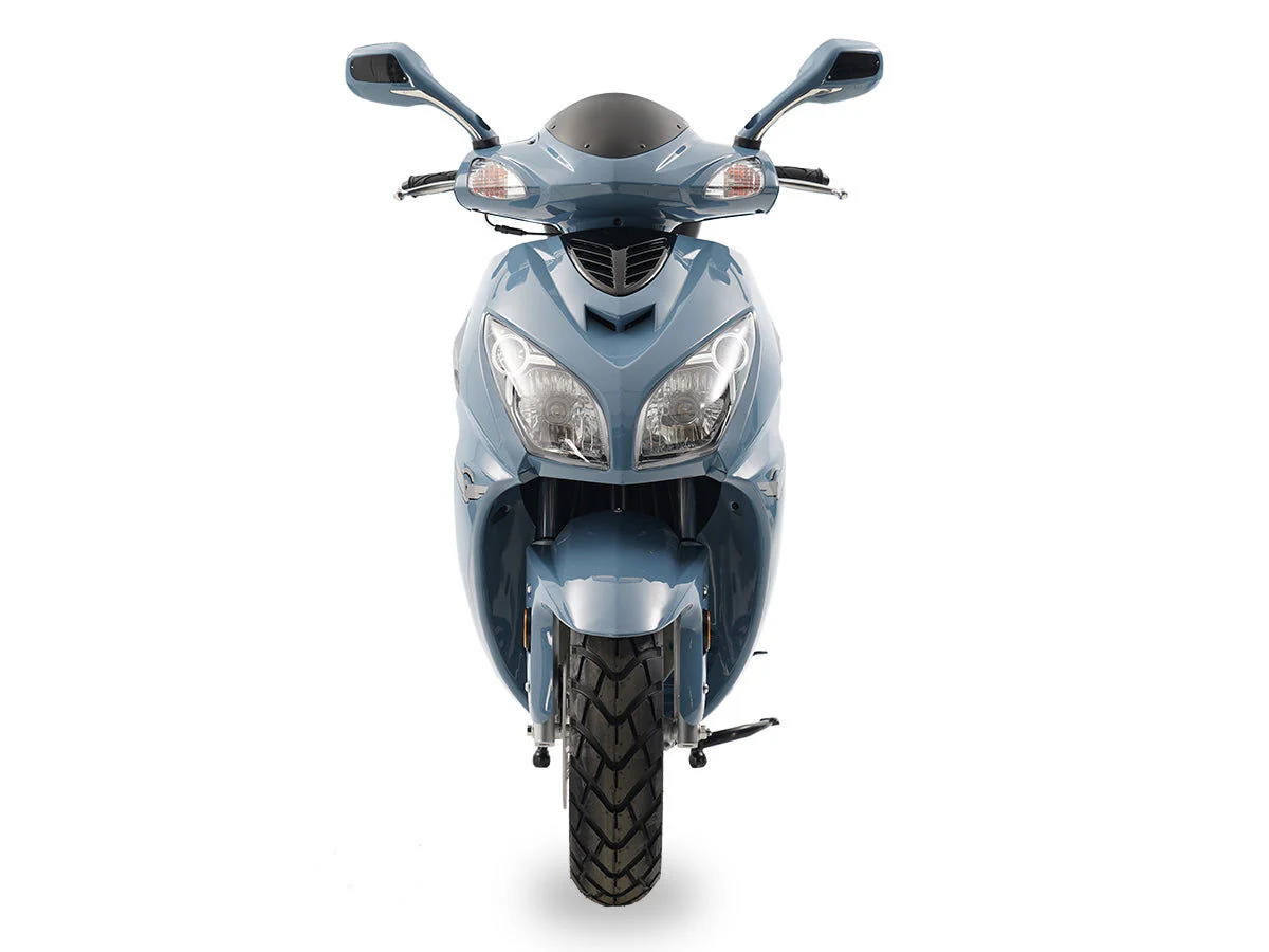Hawkeye 150cc Street Scooter, Automatic, Front Disc Brake, 13 inch Aluminum Wheels, Trunk Included - Image 5