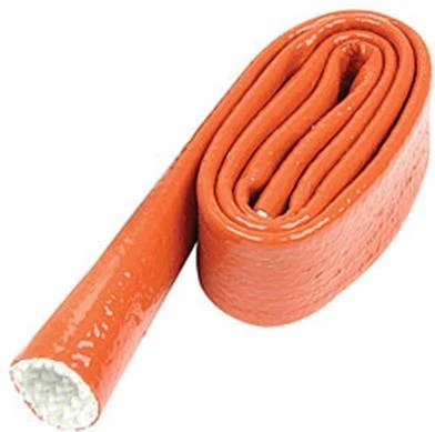 Header & Exhaust, Sleeve, Silicone/Fiberglass 1.0'' ID, Red