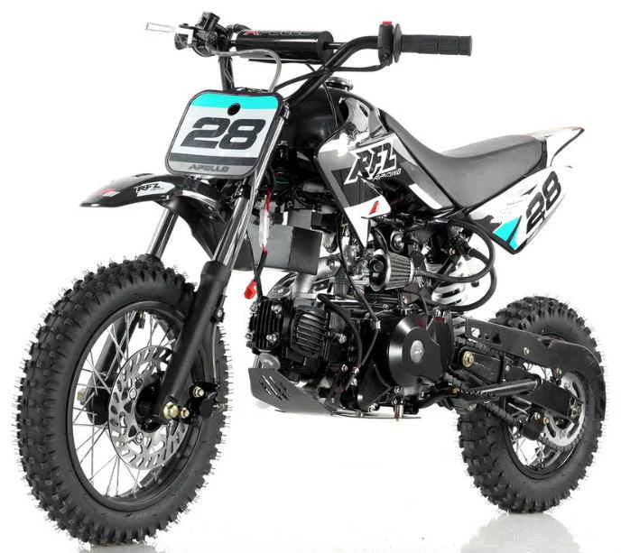 Apollo DB28 110cc Dirt Bike, 4-Speed Automatic, Electric Start, 12/10 inch Wheels, Ages 8 and up - Image 3