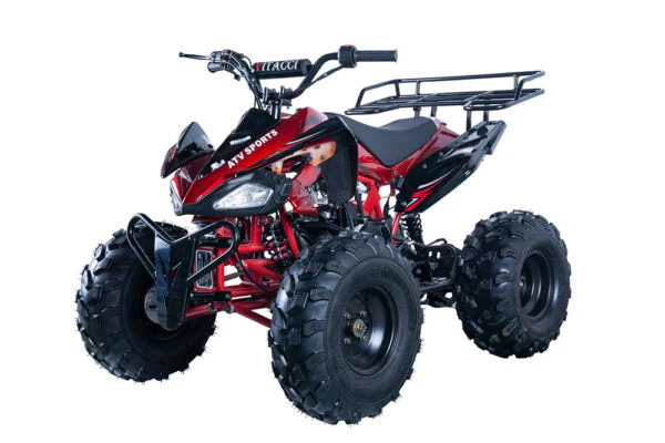 Jet9 125cc Sport ATV, Automatic with Reverse 8 inch Wheels, Rear Rack, Front Bumper, Ages 12 and up - Image 4