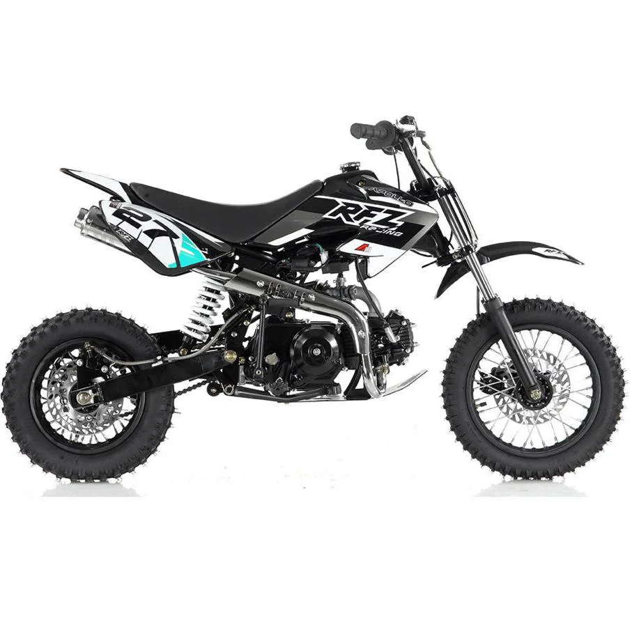 Apollo DB27 110cc Kids Dirt Bike, 4-Speed Semi-Automatic, 12/10 inch Wheels, Ages 8 and up - Image 7