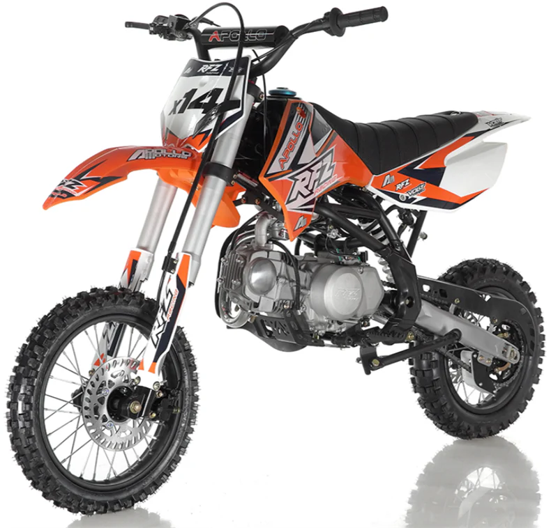 Apollo RFZ 125cc X14 Dirt Bike, 4-Speed Semi-Automatic, 14/12 inch Wheels, Ages 12 and up - Image 5