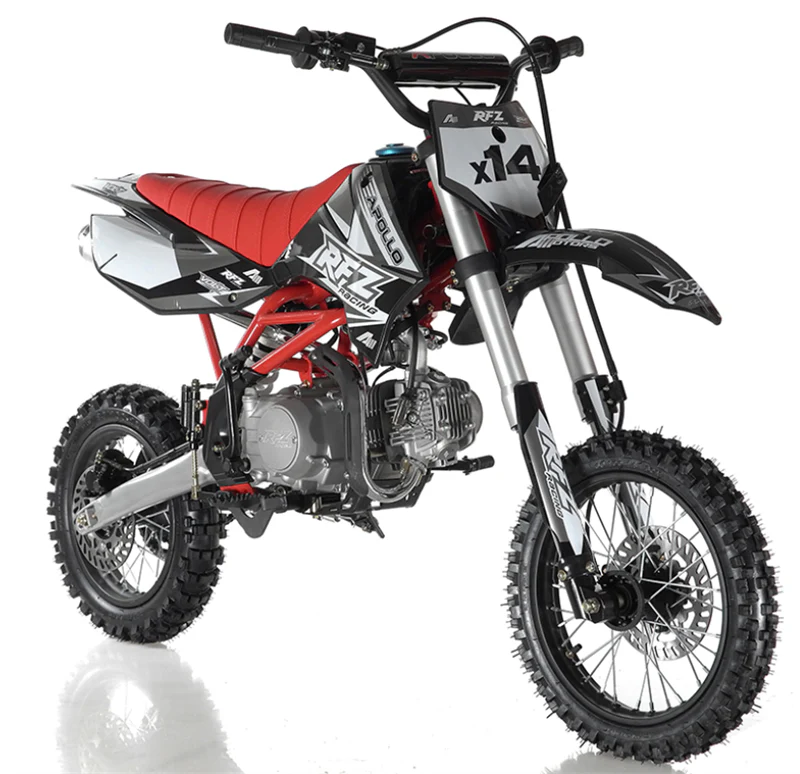 Apollo RFZ 125cc X14 Dirt Bike, 4-Speed Semi-Automatic, 14/12 inch Wheels, Ages 12 and up - Image 6