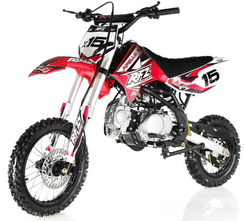 Apollo 125cc RFZ X16 Dirt Bike, Automatic, 14/12 inch Wheels, Ages 12 and up - Image 3