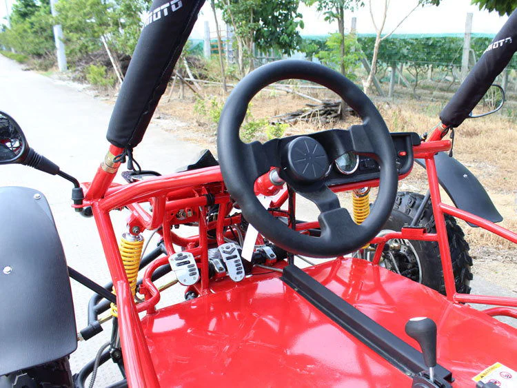 Jaguar 200 DLX Buggy Go Kart, Electric Start, Automatic with Reverse, 10-inch Alloy Wheels, Ages 16 and up - Image 14