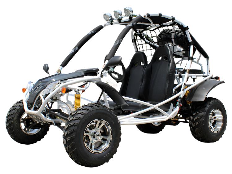Jaguar 200 DLX Buggy Go Kart, Electric Start, Automatic with Reverse, 10-inch Alloy Wheels, Ages 16 and up - Image 6