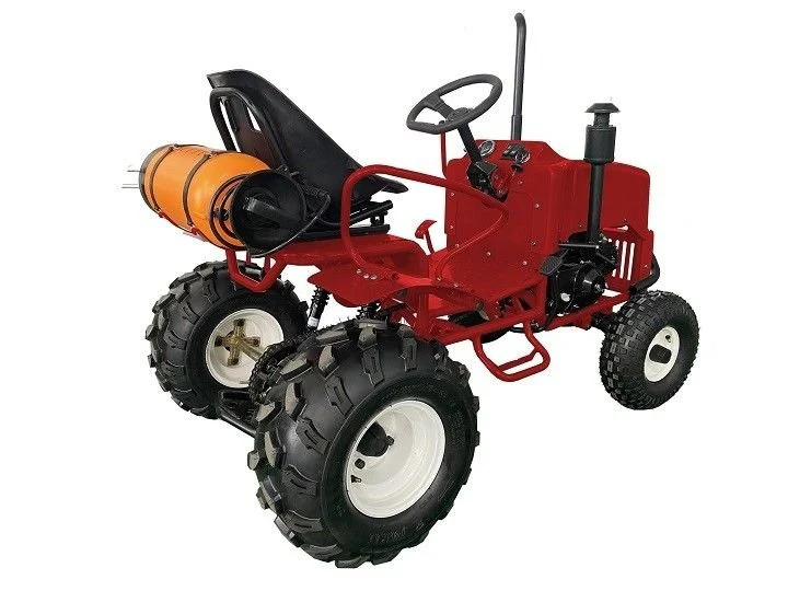 Kids Gas Mini Tractor, 125cc Engine with Electric Start, Automatic with Reverse, Ages 12 and up - Image 6