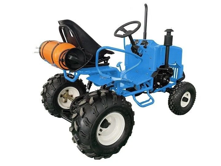 Kids Gas Mini Tractor, 125cc Engine with Electric Start, Automatic with Reverse, Ages 12 and up - Image 8