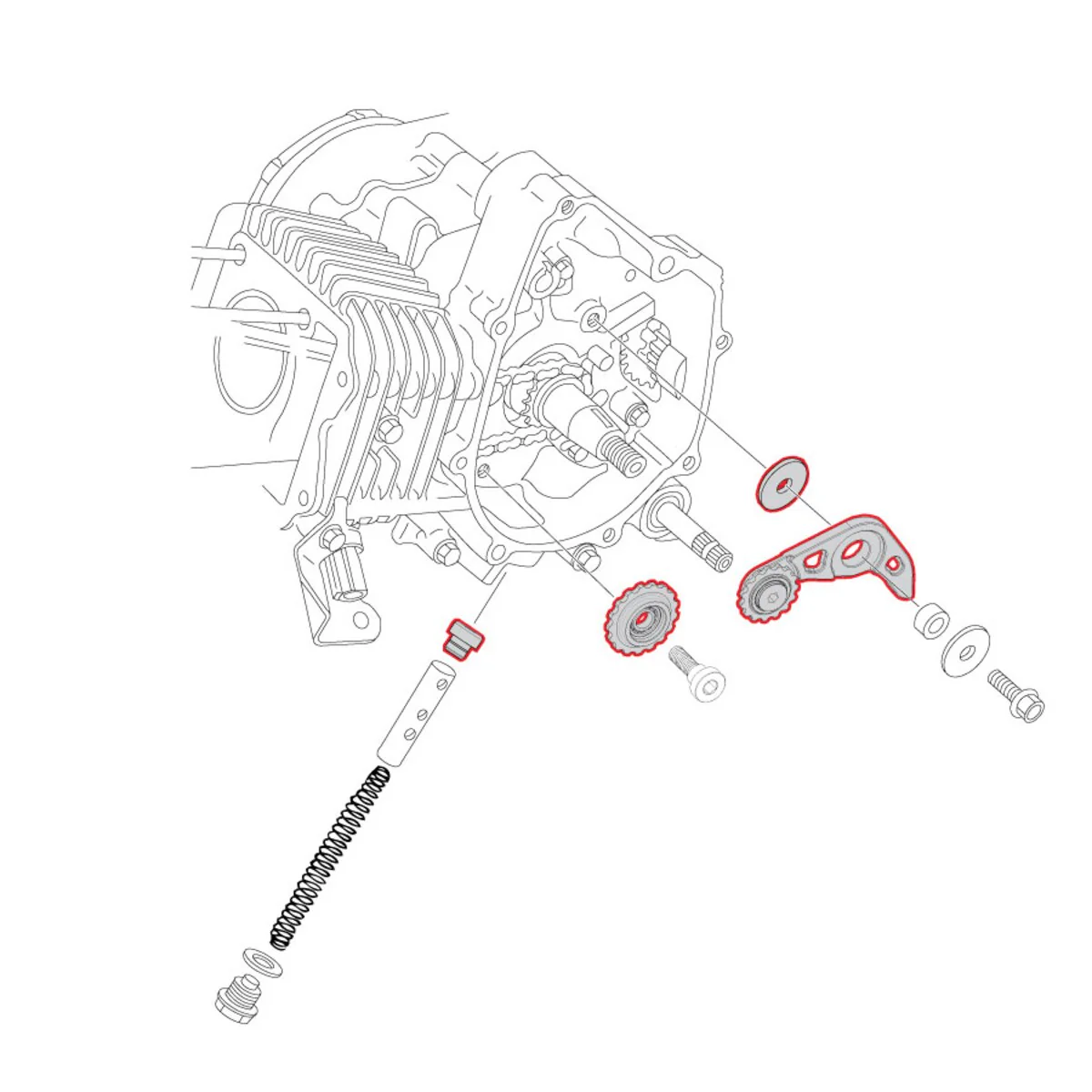 Koso Cam Chain Tensioner - Honda Grom & Monkey (2014-2021) - Image 2