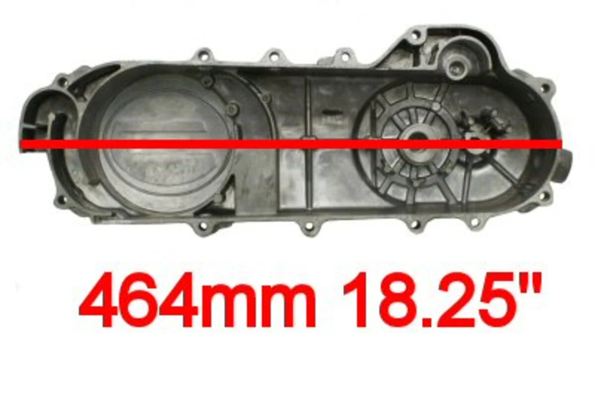 Left Crankcase Cover - QMB139 Extra Long - Image 2