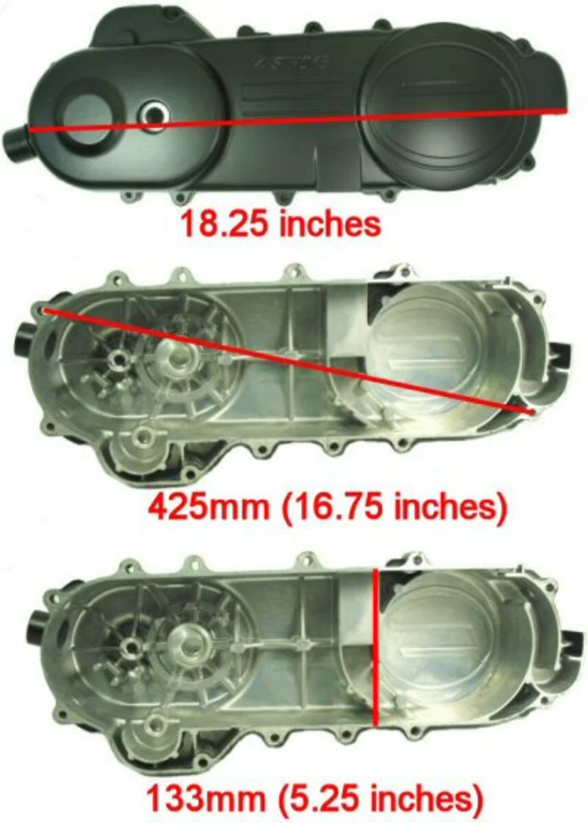 Left Crankcase Cover - QMB139 Extra Long - Image 5