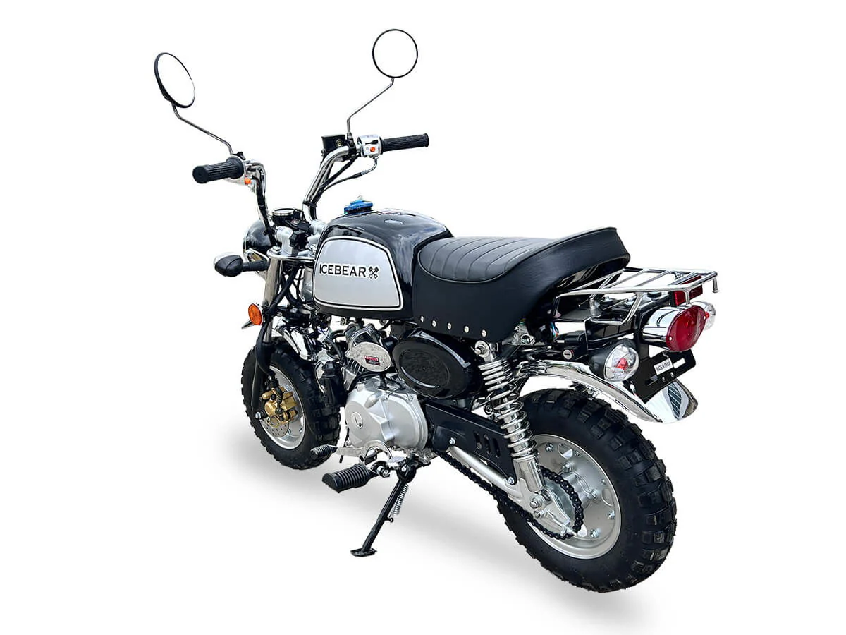 Leo 125cc Retro Motorcycle, 4-speed semi-automatic, 8-inch Wheels, 50 State Legal - Image 10