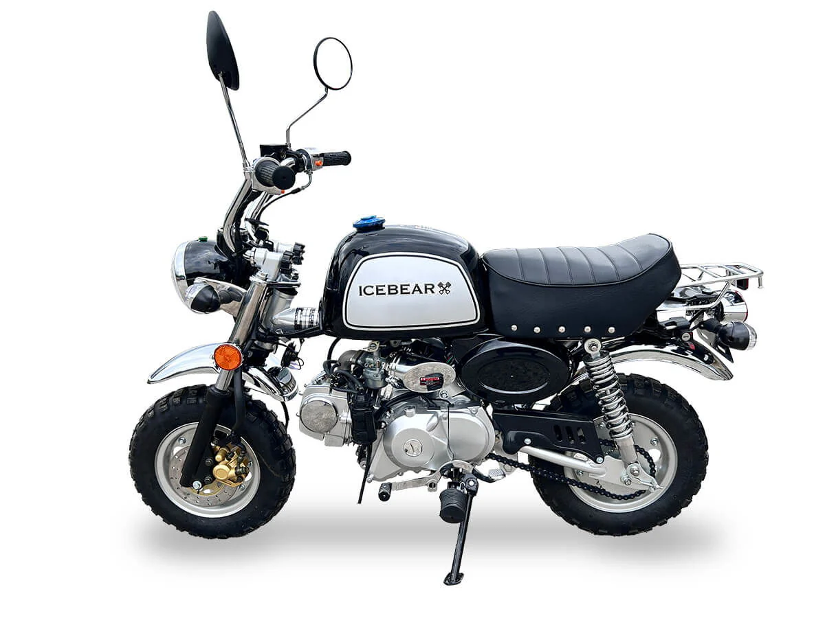 Leo 125cc Retro Motorcycle, 4-speed semi-automatic, 8-inch Wheels, 50 State Legal - Image 11