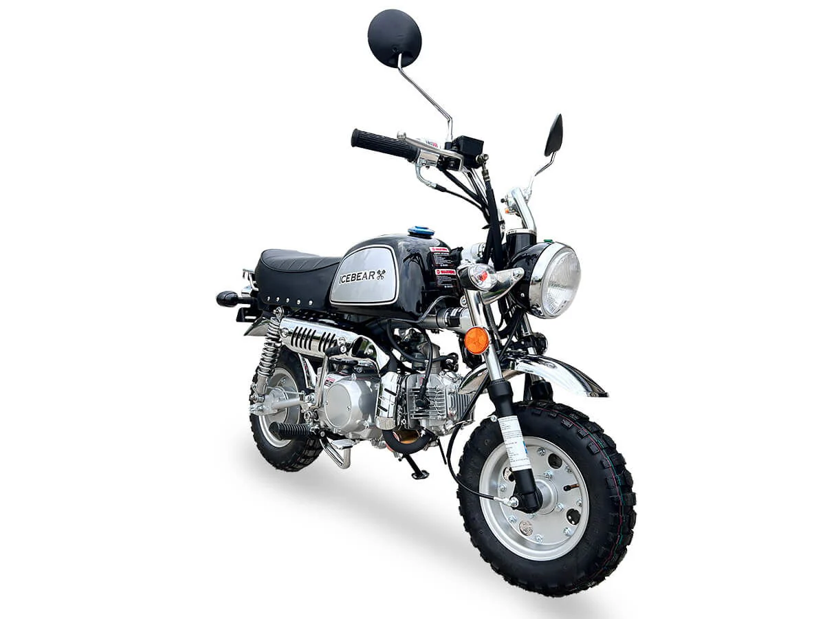Leo 125cc Retro Motorcycle, 4-speed semi-automatic, 8-inch Wheels, 50 State Legal - Image 6
