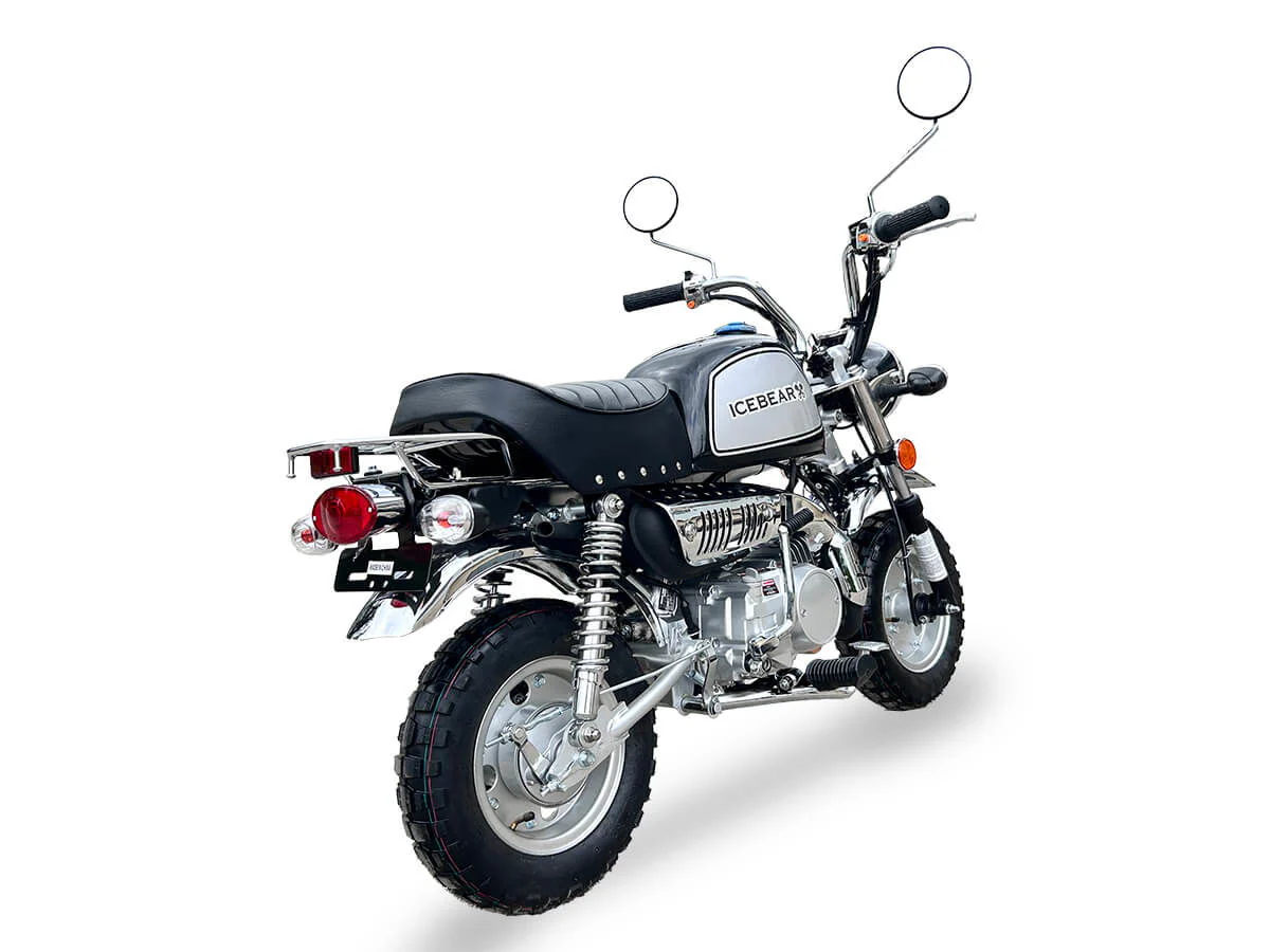 Leo 125cc Retro Motorcycle, 4-speed semi-automatic, 8-inch Wheels, 50 State Legal - Image 8