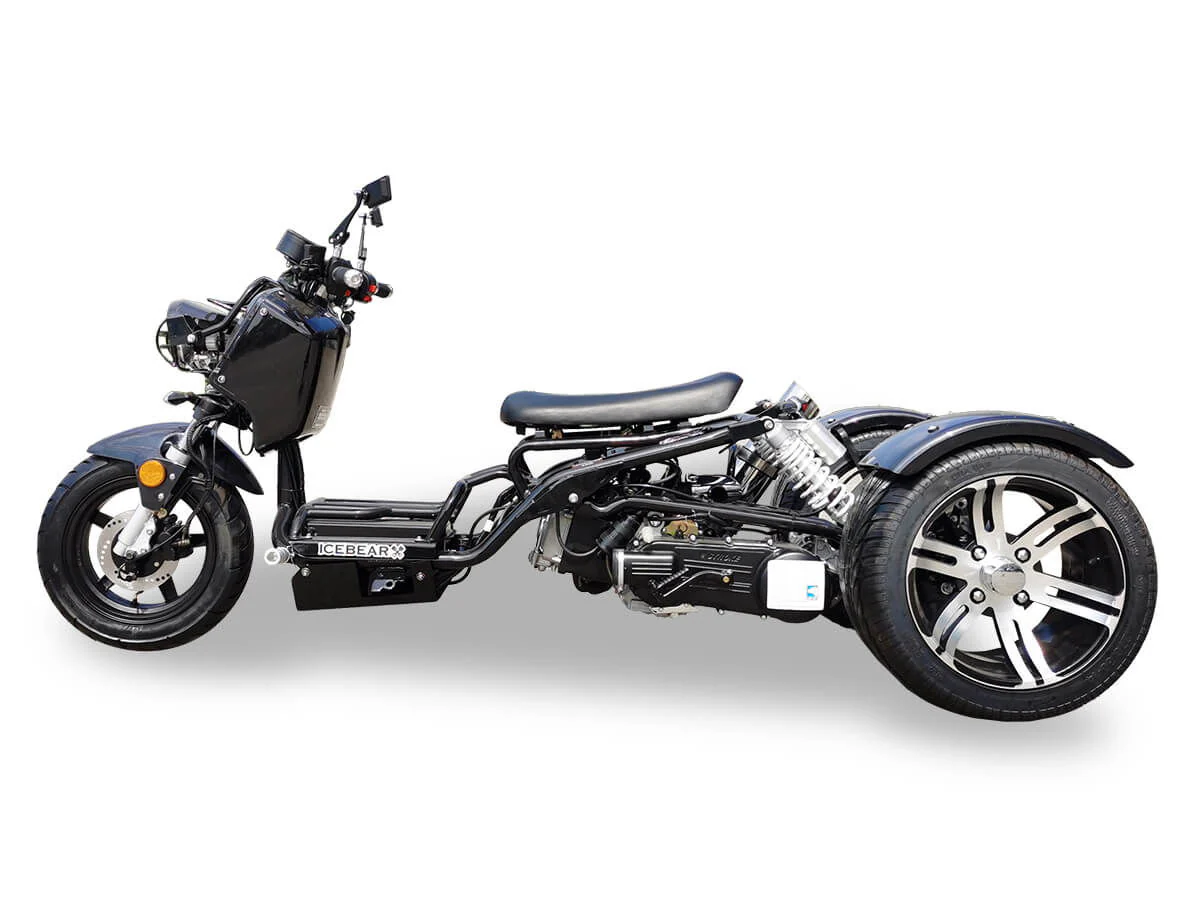 Maddog 150cc Street Trike, Automatic, Disc Brakes, 14 inch Aluminum Rear Wheels - Image 11