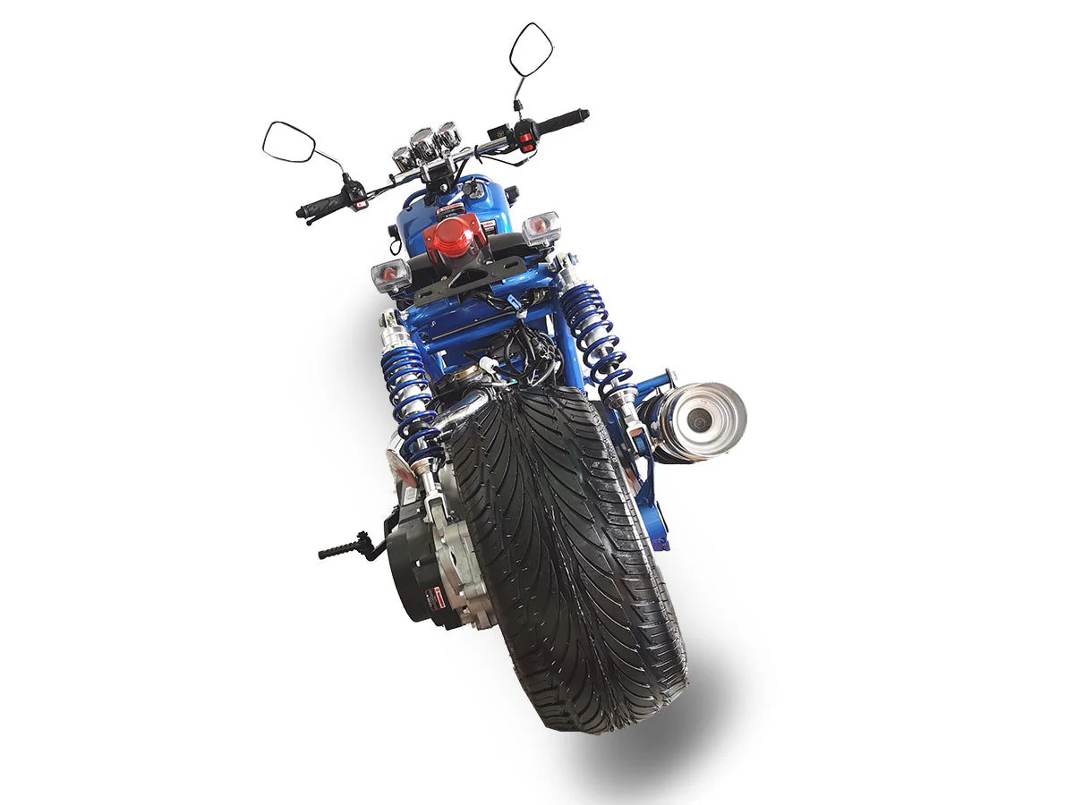 Maddog Gen I 150cc Street Scooter, Automatic, Front Disc Brake, 12 inch Aluminum Wheels - Image 9