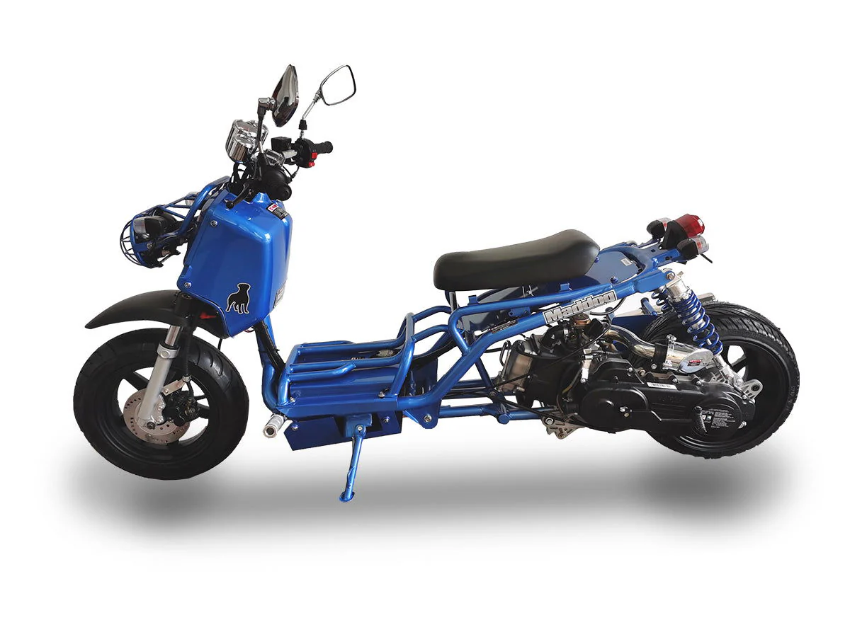 Maddog Gen I 50cc Street Scooter, Automatic, Front Disc Brake, 12 inch Aluminum Wheels, 50 State Legal - Image 11