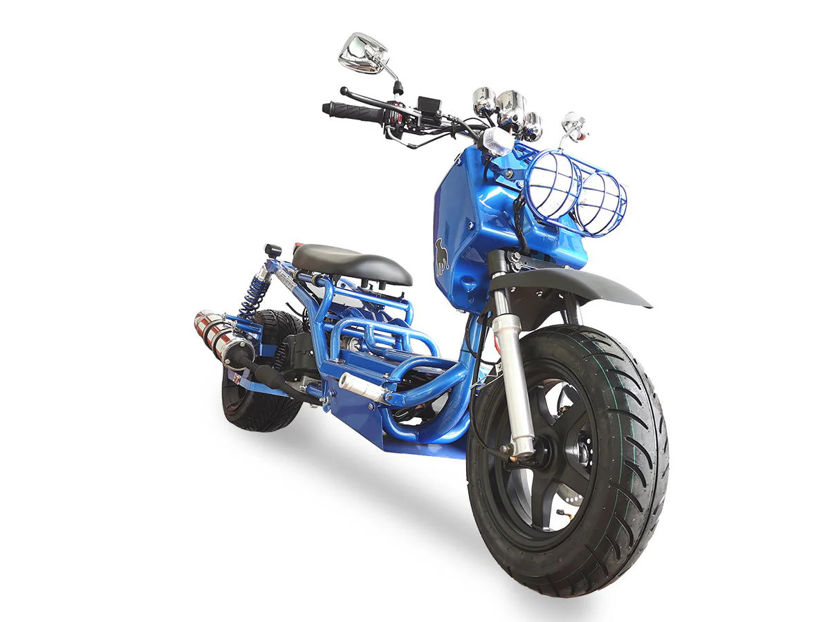 Maddog Gen I 50cc Street Scooter, Automatic, Front Disc Brake, 12 inch Aluminum Wheels, 50 State Legal - Image 6