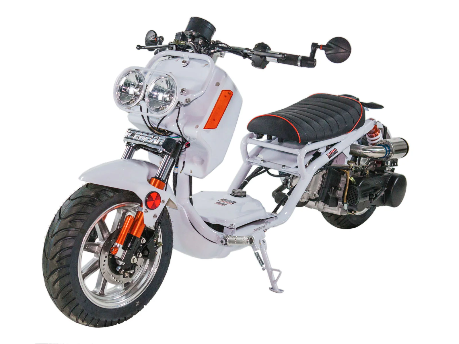Maddog Gen IV 150cc Street Scooter, Automatic, Front Disc Brake, 12 inch Aluminum Wheels, LED Lights, Digital Speedometer, 50 State Legal - Image 4