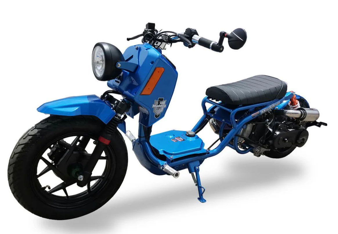 Maddog Gen V 150cc Street Scooter, Automatic, Front Disc Brake, 14 inch Aluminum Wheels, Digital Speedometer, LED Lights, 50 State Legal