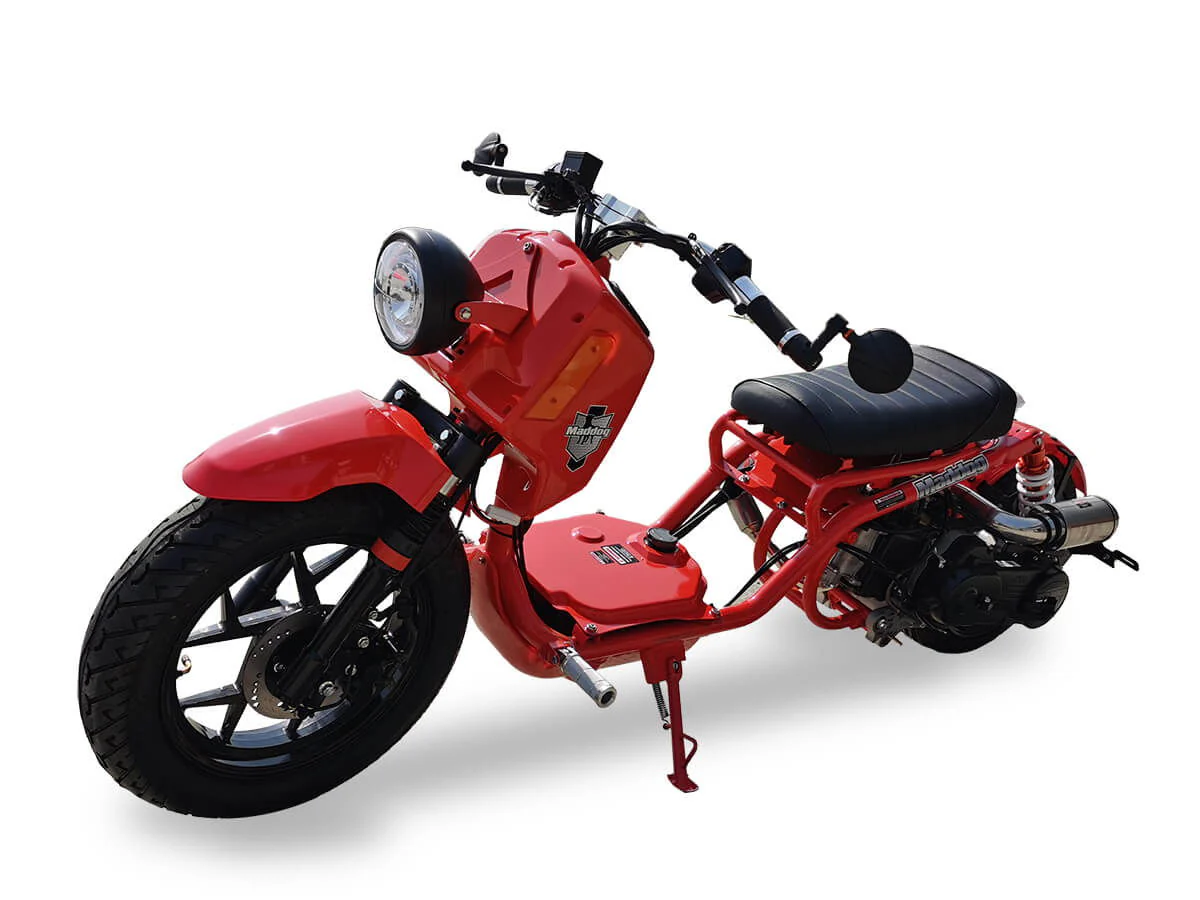 Maddog Gen V 150cc Street Scooter, Automatic, Front Disc Brake, 14 inch Aluminum Wheels, Digital Speedometer, LED Lights, 50 State Legal - Image 4