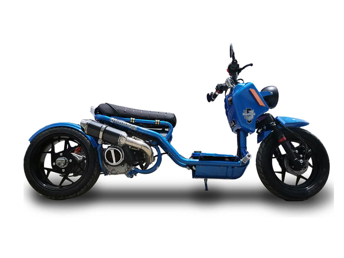 Maddog Gen V 150cc Street Scooter, Automatic, Front Disc Brake, 14 inch Aluminum Wheels, Digital Speedometer, LED Lights, 50 State Legal - Image 7