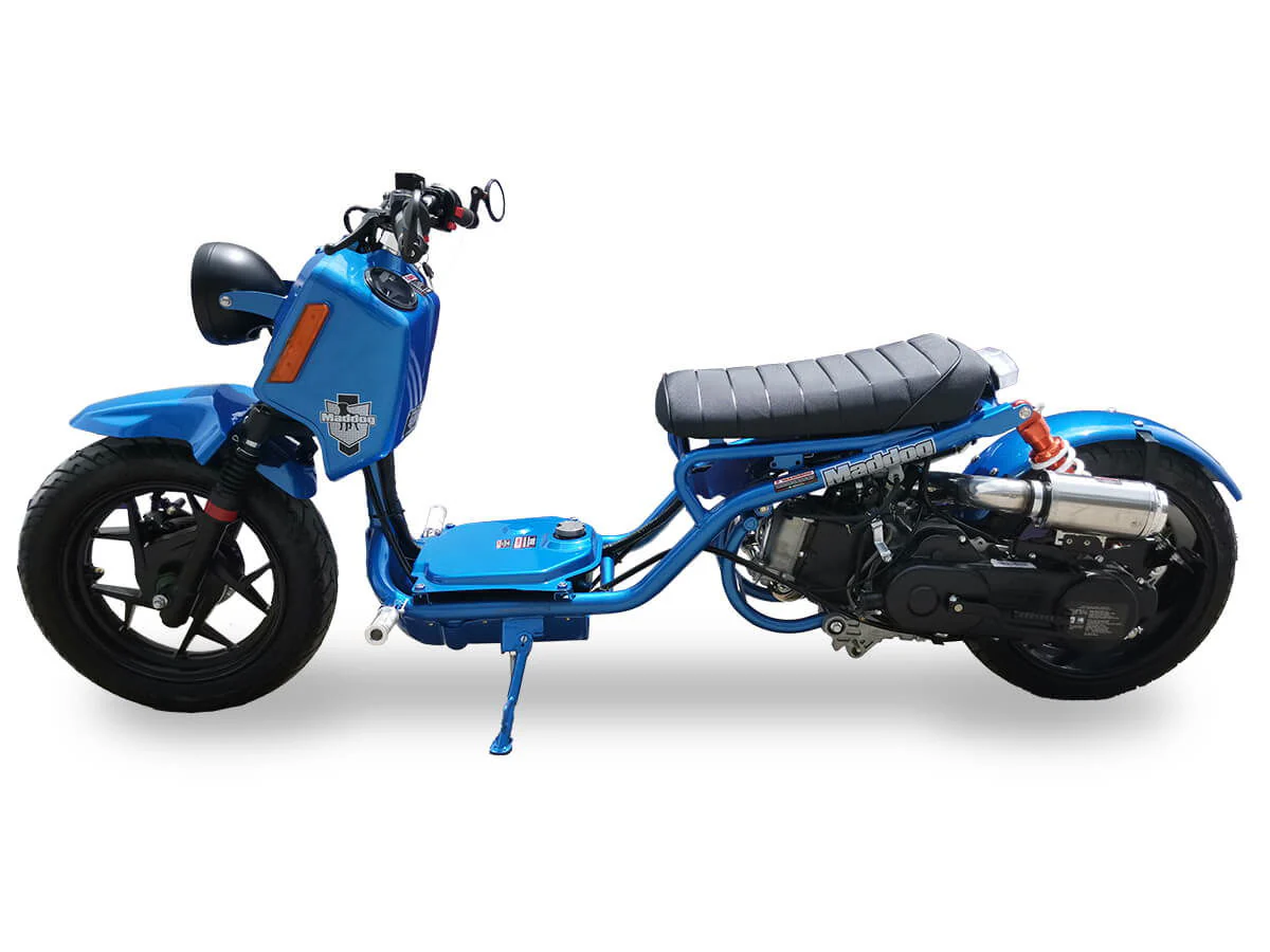 Maddog Gen V 50cc Street Scooter, Automatic, Front Disc Brake, 14 inch Aluminum Wheels, Digital Speedometer, LED Lights - Image 11