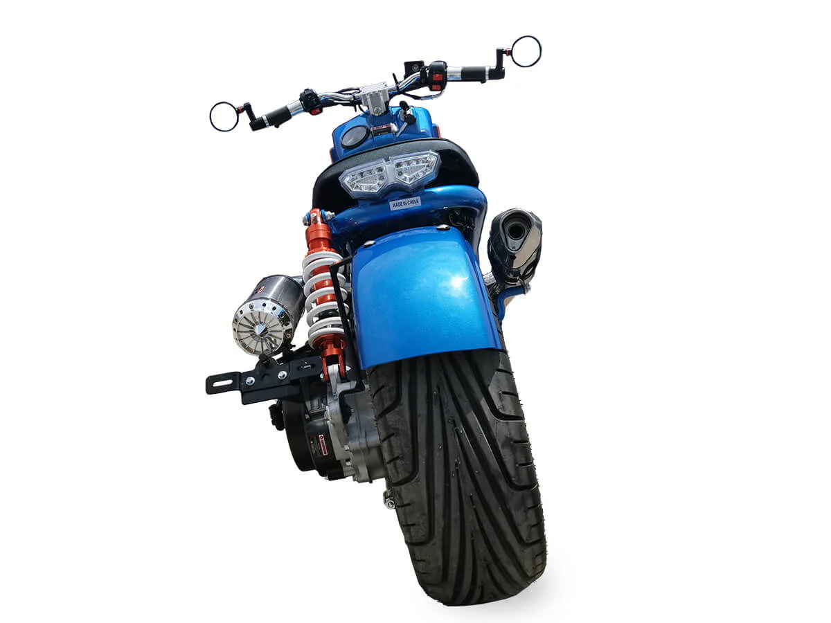Maddog Gen V 50cc Street Scooter, Automatic, Front Disc Brake, 14 inch Aluminum Wheels, Digital Speedometer, LED Lights - Image 9
