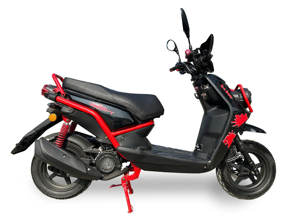 Malibu 150cc Street Scooter, Automatic, Front Disc Brake, 12 inch Aluminum Wheels - Image 4