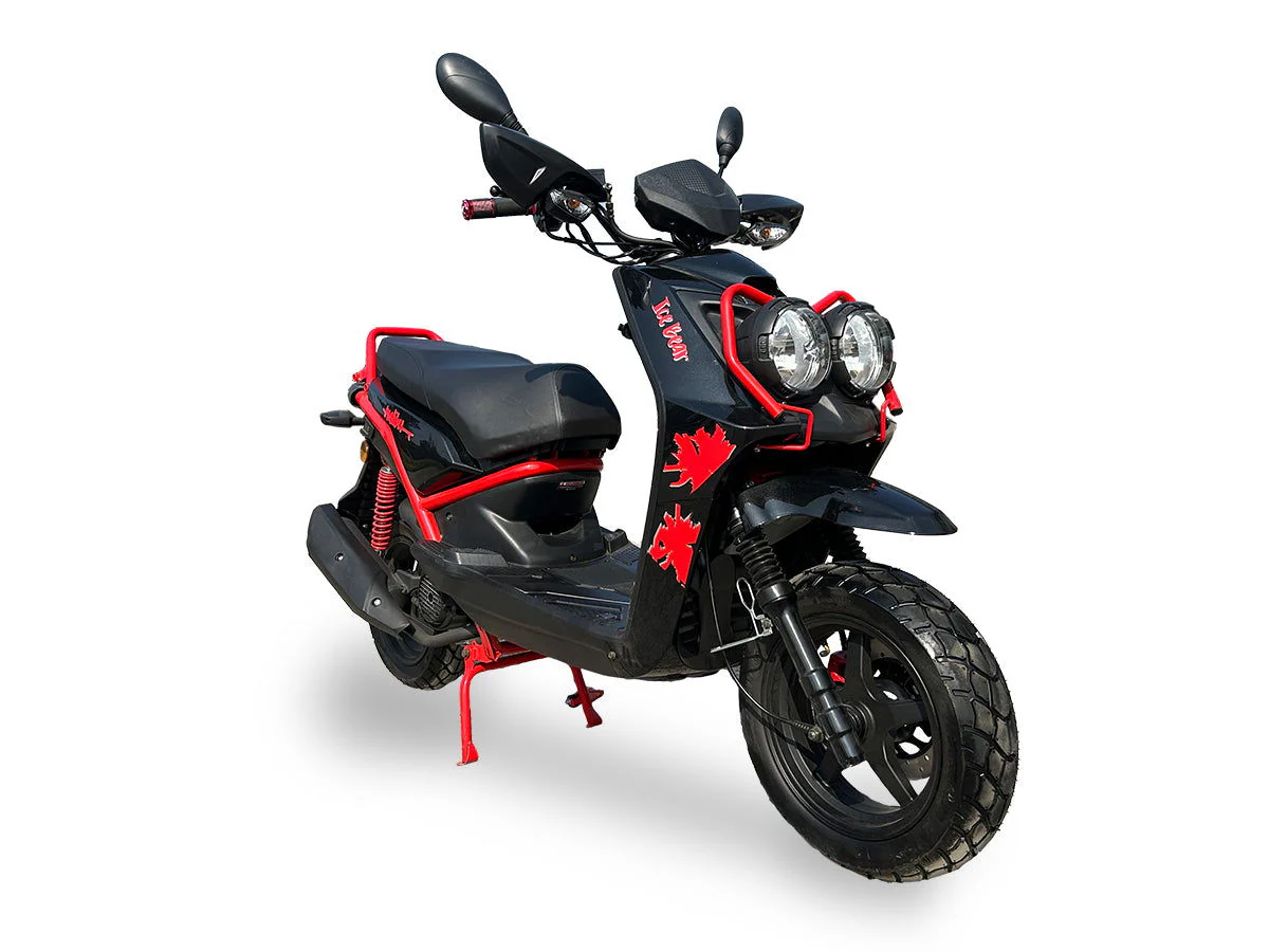 Malibu 150cc Street Scooter, Automatic, Front Disc Brake, 12 inch Aluminum Wheels - Image 5