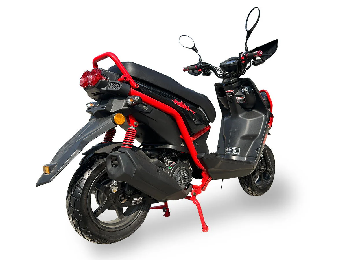 Malibu 150cc Street Scooter, Automatic, Front Disc Brake, 12 inch Aluminum Wheels - Image 7
